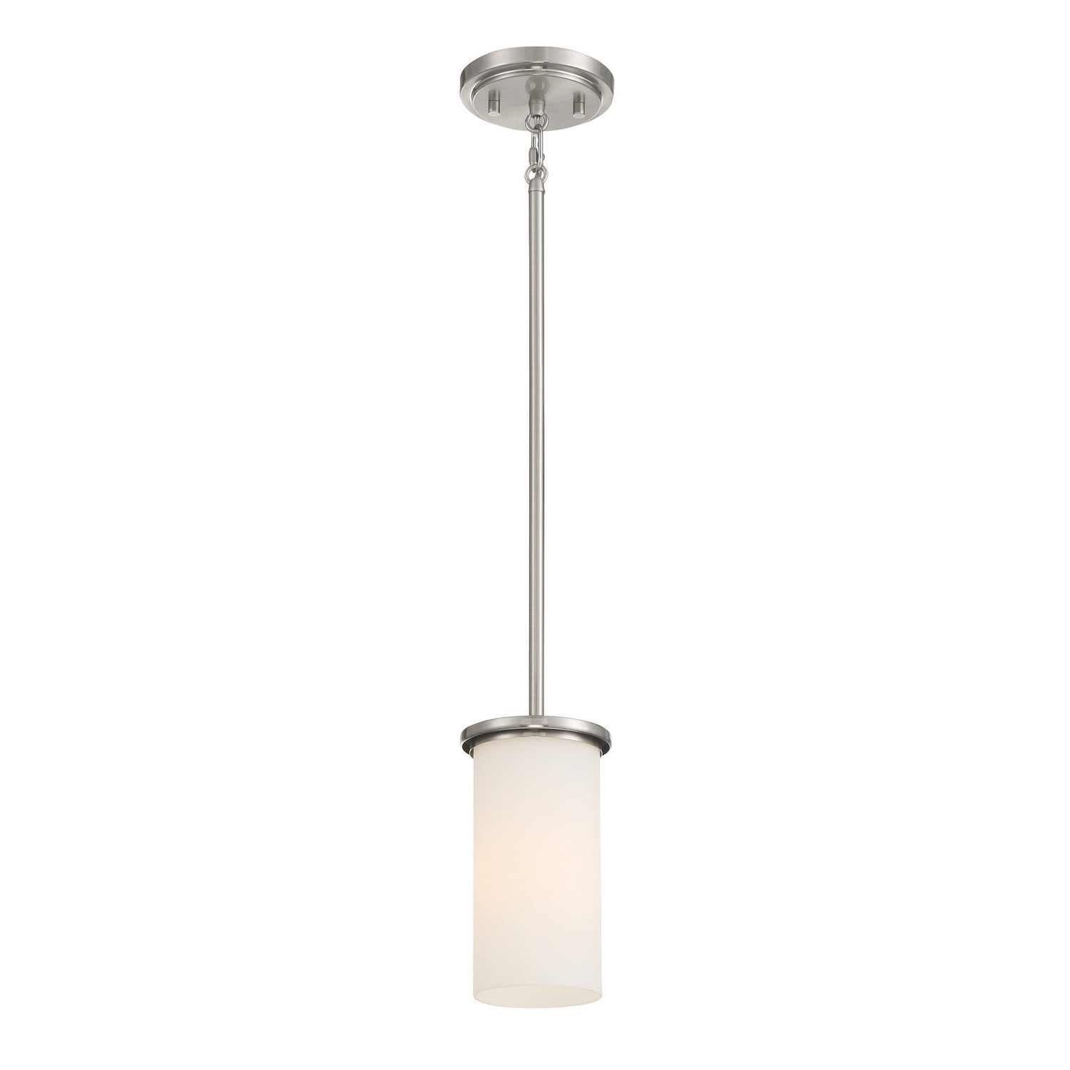 Minka-Lavery - 4090-84 - One Light Pendant / Semi Flush - Haisley - Brushed Nickel