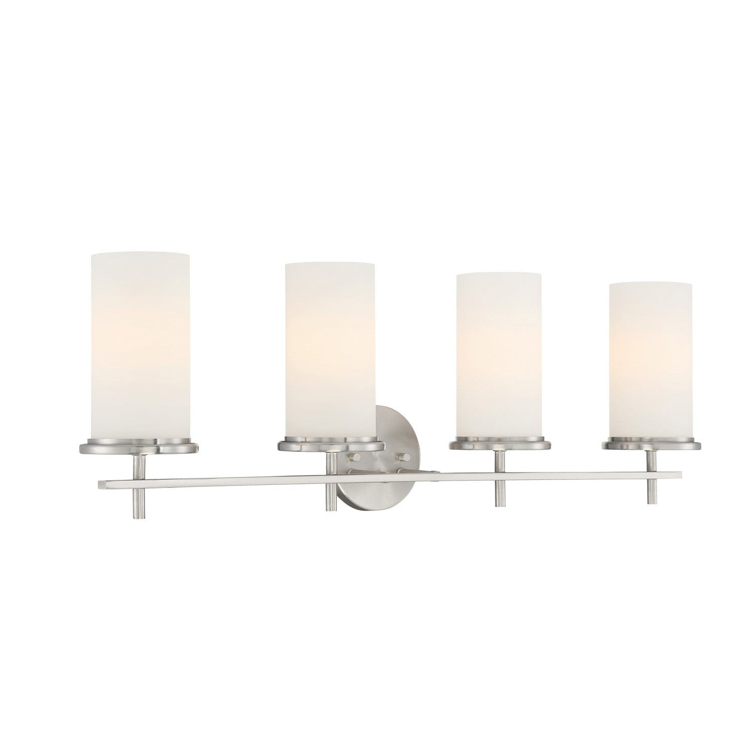 Minka-Lavery - 4094-84 - Four Light Bath Bar - Haisley - Brushed Nickel