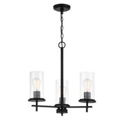 Minka-Lavery - 4096-66A - Three Light Chandelier - Haisley - Coal