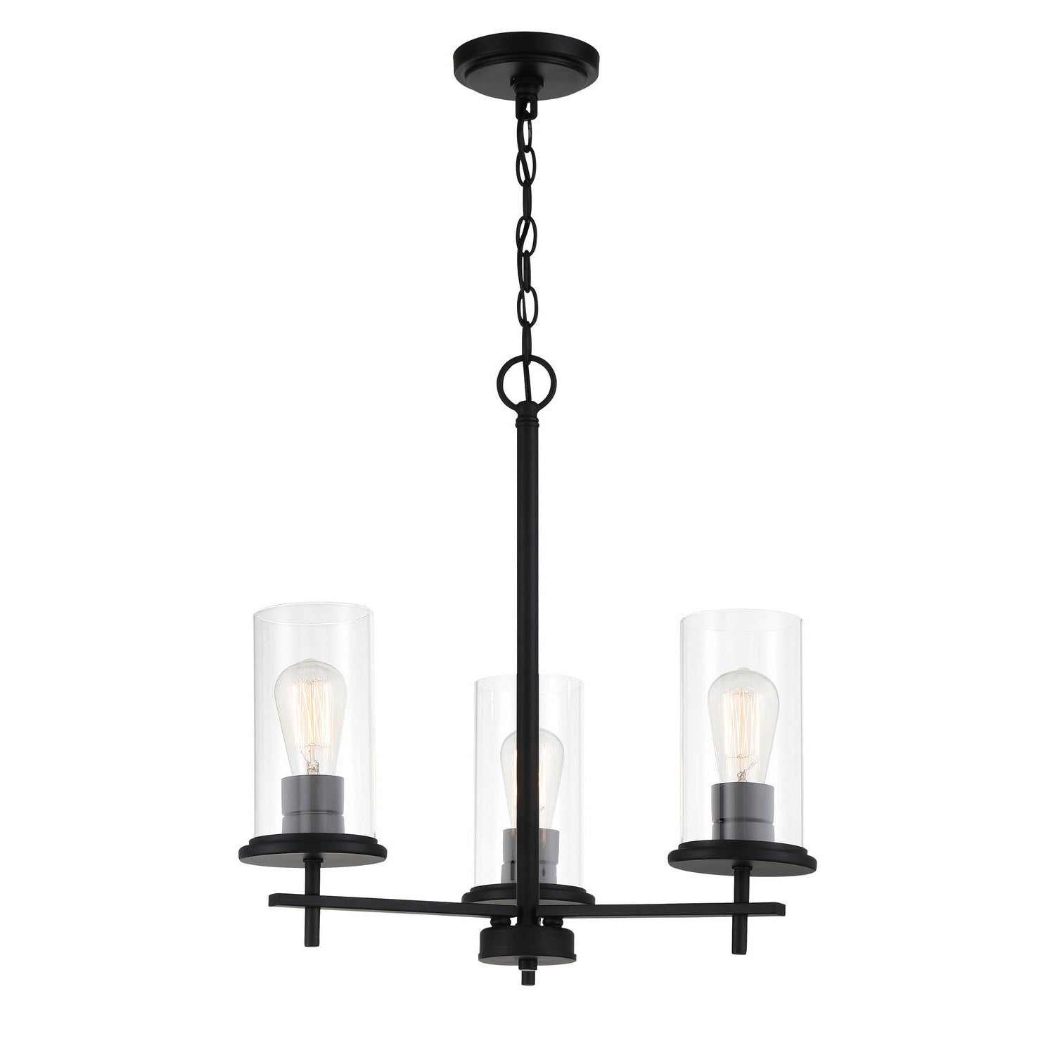 Minka-Lavery - 4096-66A - Three Light Chandelier - Haisley - Coal