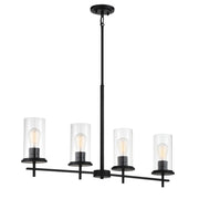 Minka-Lavery - 4097-66A - Four Light Island Pendant - Haisley - Coal