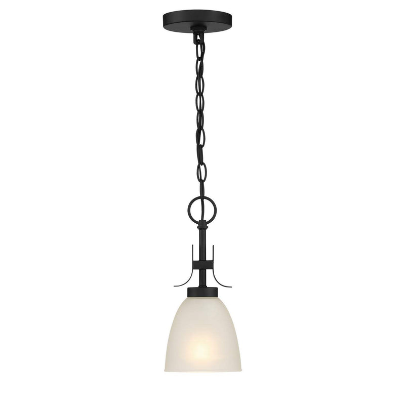 Minka-Lavery - 4881-66A - One Light Pendant / Semi Flush - Kaitlen - Coal