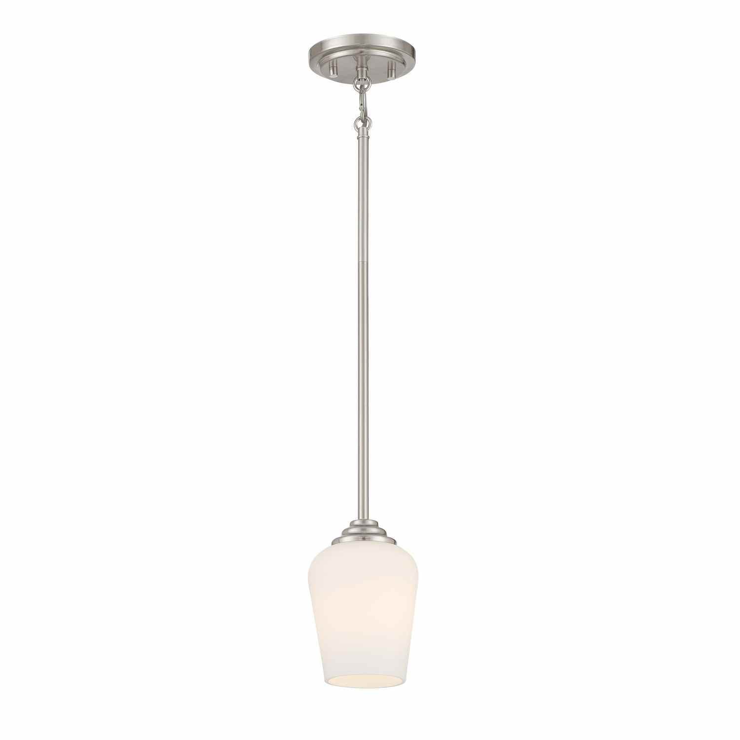 Minka-Lavery - 4921-84 - One Light Pendant / Semi Flush - Shyloh - Brushed Nickel