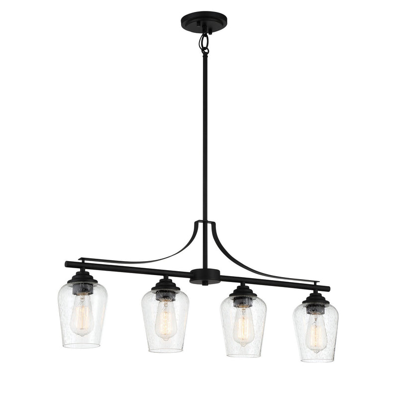 Minka-Lavery - 4924-66A - Four Light Island Pendant - Shyloh - Coal