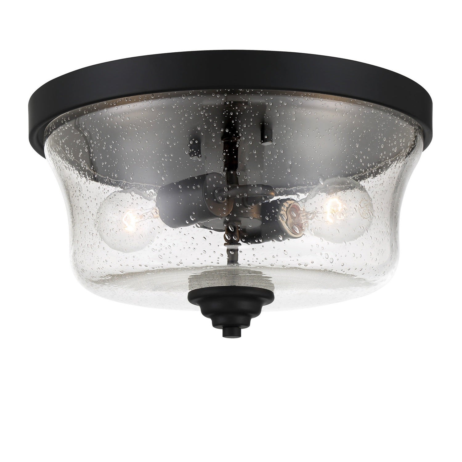 Minka-Lavery - 4927-66A - Two Light Flush Mount - Shyloh - Coal