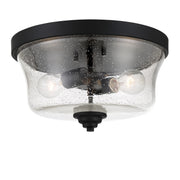 Minka-Lavery - 4927-66A - Two Light Flush Mount - Shyloh - Coal