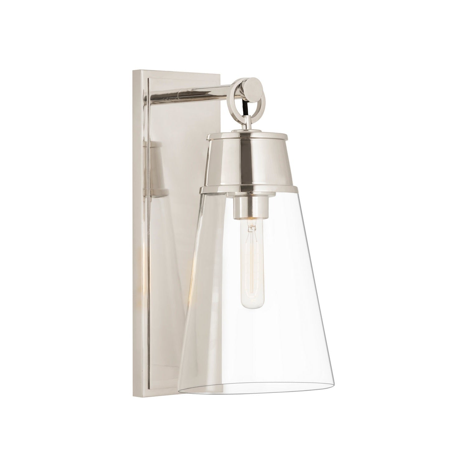 Z-Lite - 2300-1SL-PN - One Light Wall Sconce - Wentworth - Polished Nickel