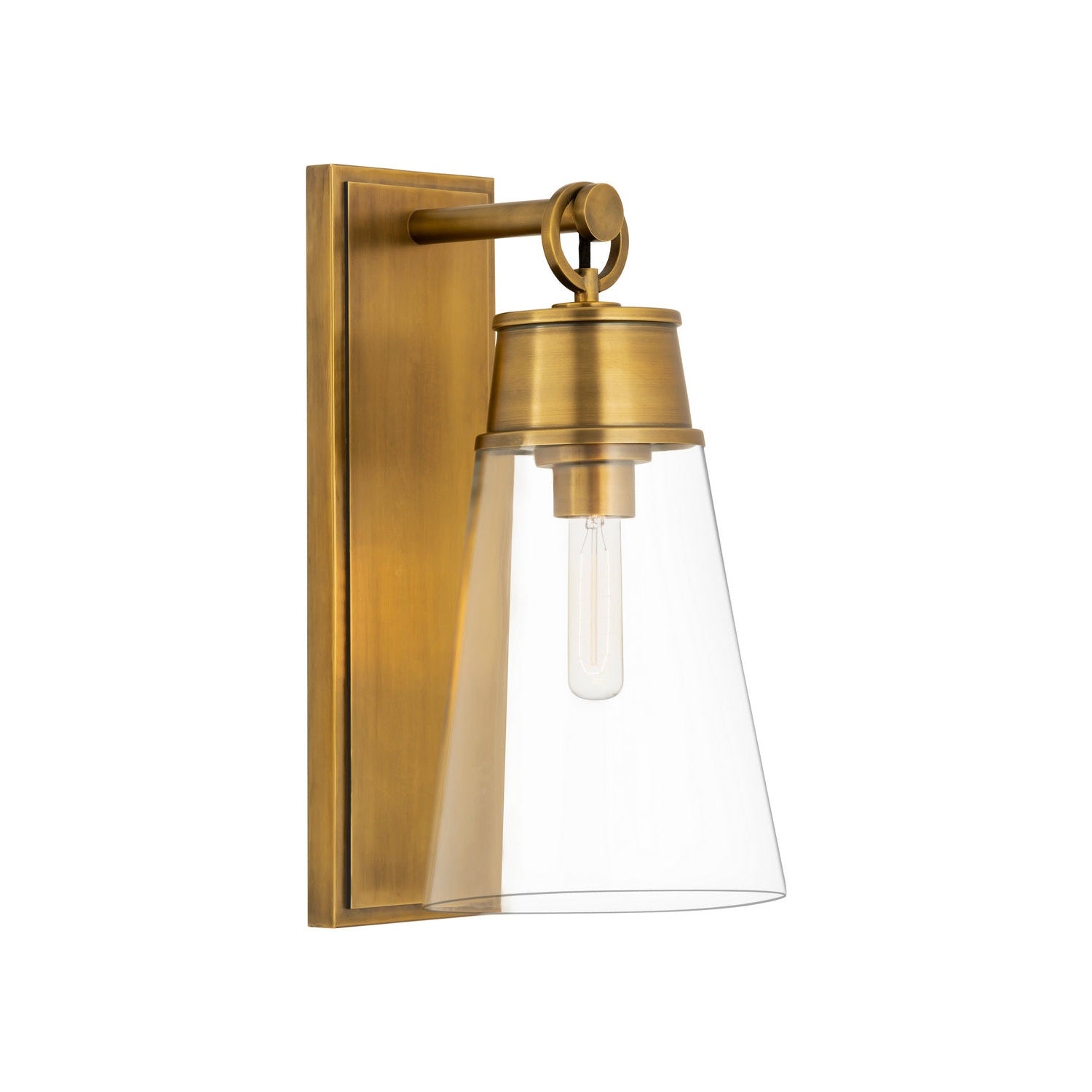 Z-Lite - 2300-1SL-RB - One Light Wall Sconce - Wentworth - Rubbed Brass