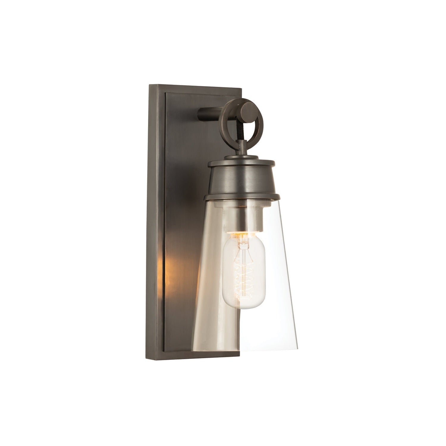 Z-Lite - 2300-1SS-BP - One Light Wall Sconce - Wentworth - Plated Bronze