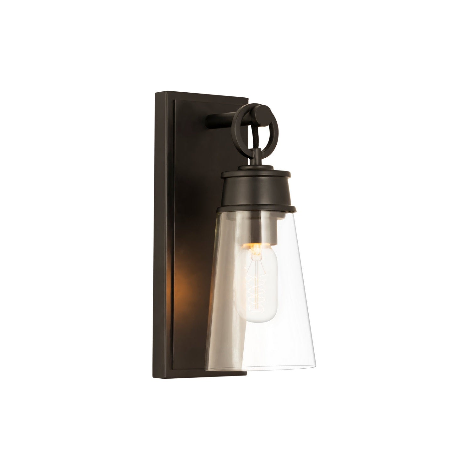 Z-Lite - 2300-1SS-MB - One Light Wall Sconce - Wentworth - Matte Black