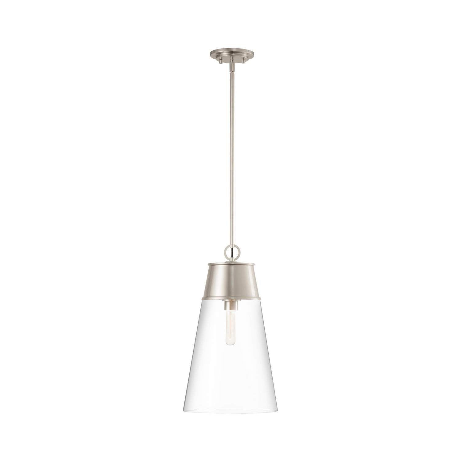Z-Lite - 2300P12-BN - One Light Pendant - Wentworth - Brushed Nickel