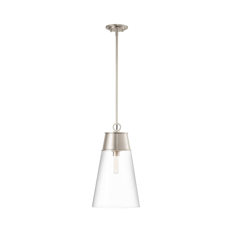 Z-Lite - 2300P12-BN - One Light Pendant - Wentworth - Brushed Nickel