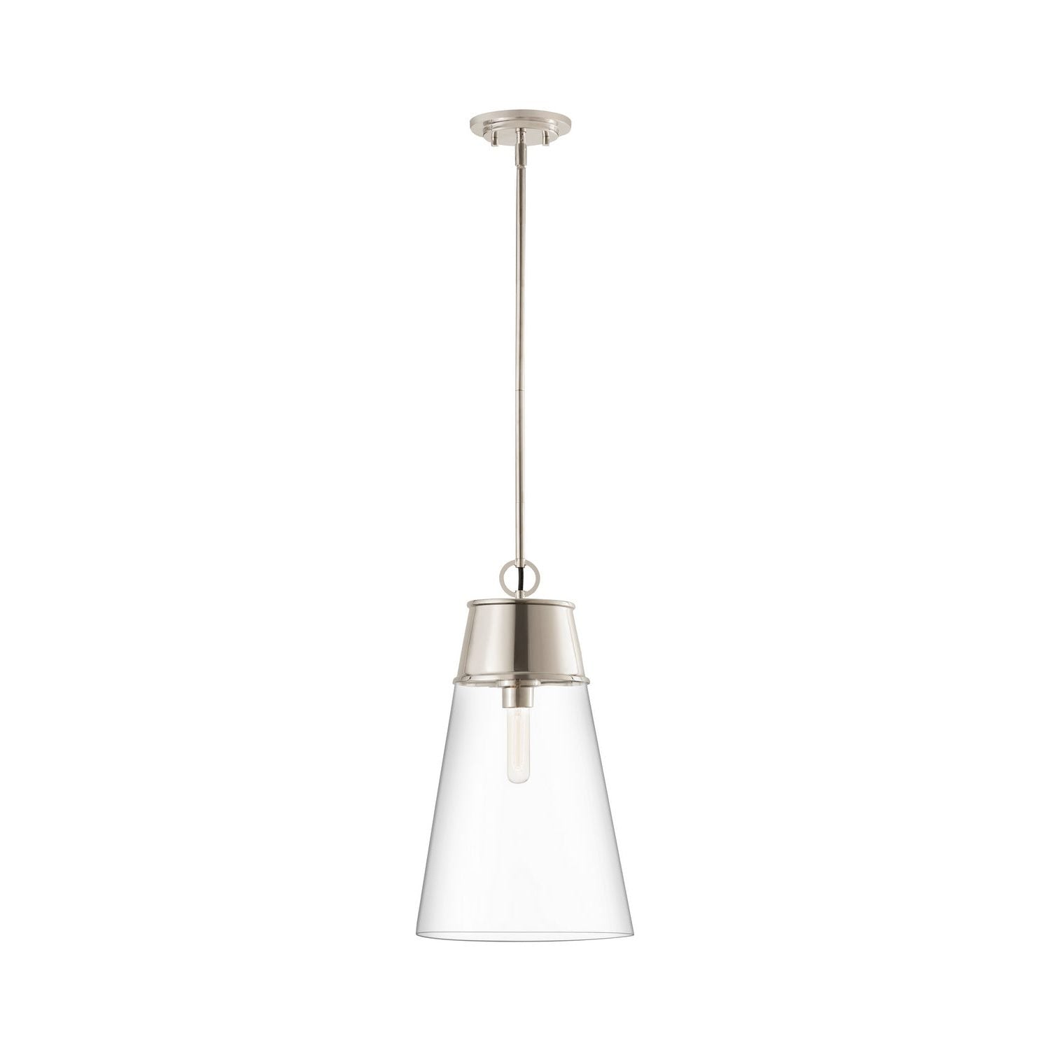 Z-Lite - 2300P12-PN - One Light Pendant - Wentworth - Polished Nickel