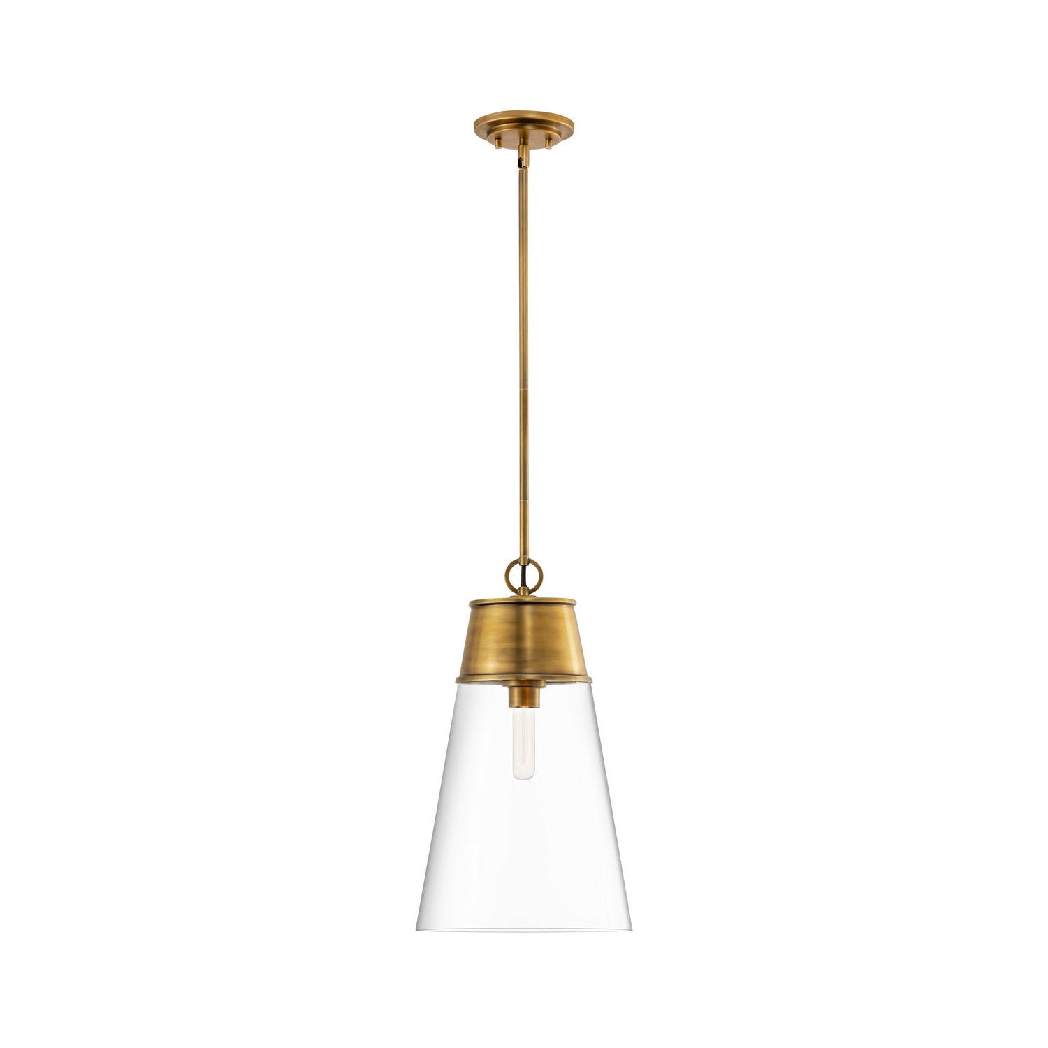 Z-Lite - 2300P12-RB - One Light Pendant - Wentworth - Rubbed Brass