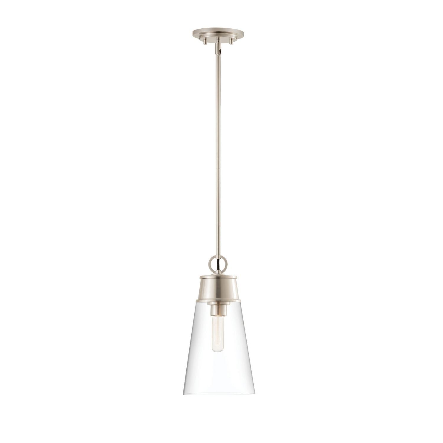 Z-Lite - 2300P8-BN - One Light Pendant - Wentworth - Brushed Nickel