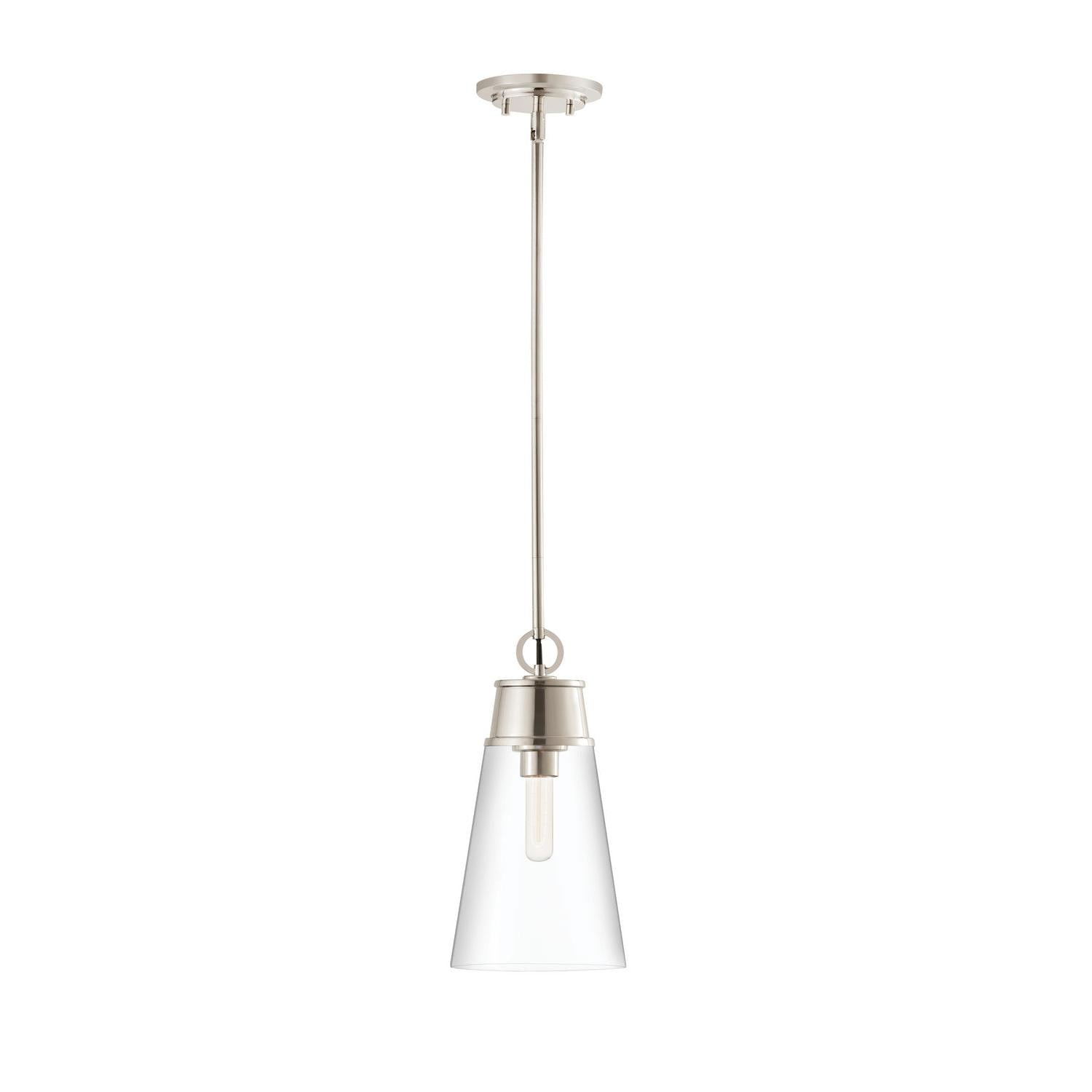 Z-Lite - 2300P8-PN - One Light Pendant - Wentworth - Polished Nickel