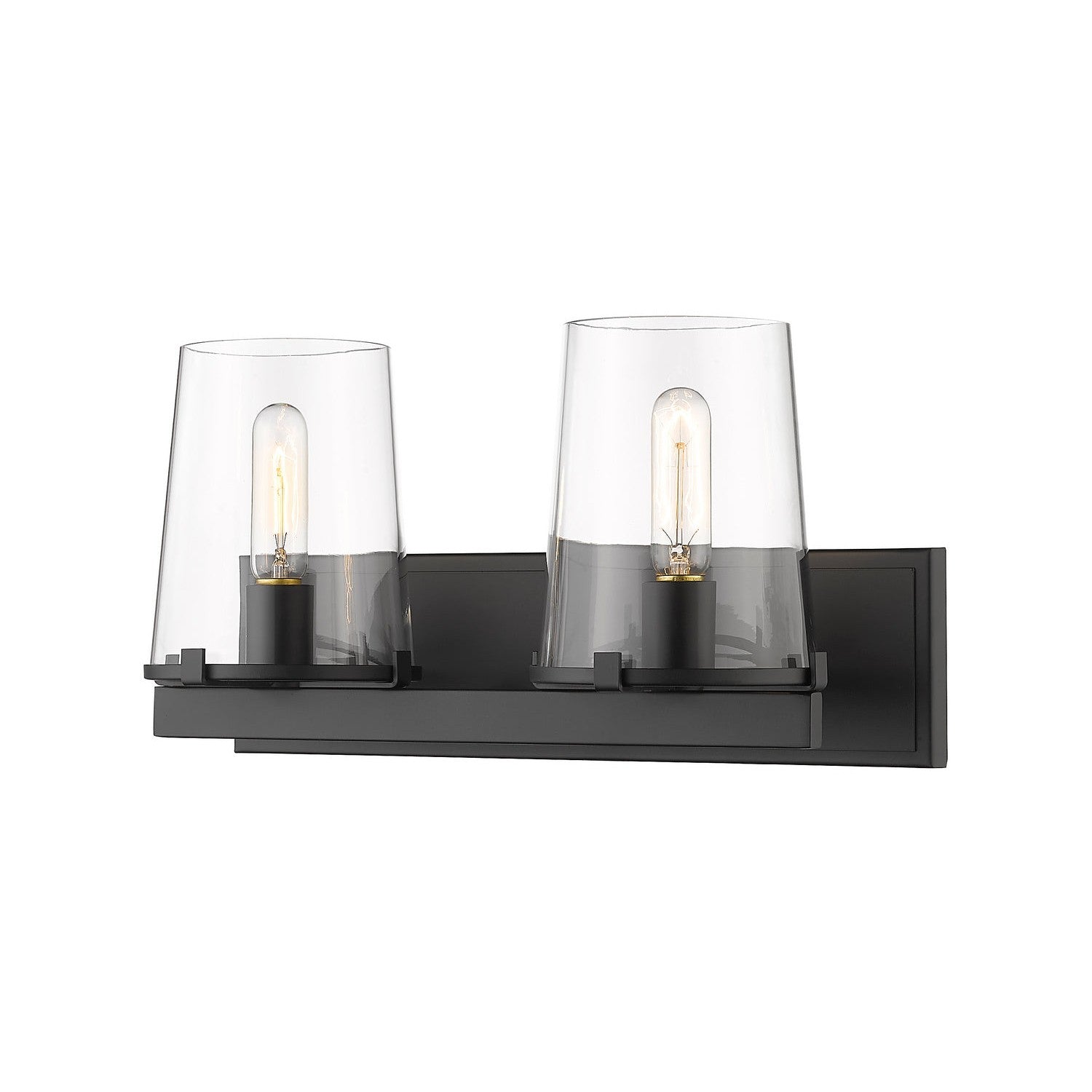Z-Lite - 3032-2V-MB - Two Light Vanity - Callista - Matte Black