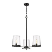 Z-Lite - 3032-3MB - Three Light Chandelier - Callista - Matte Black