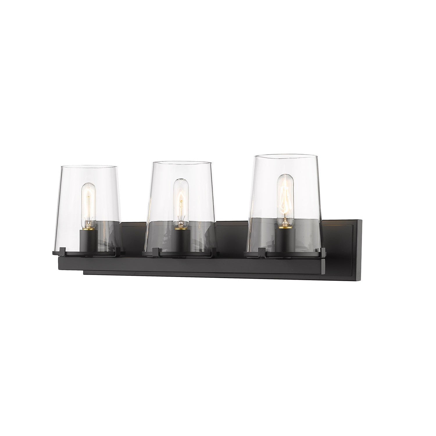 Z-Lite - 3032-3V-MB - Three Light Vanity - Callista - Matte Black