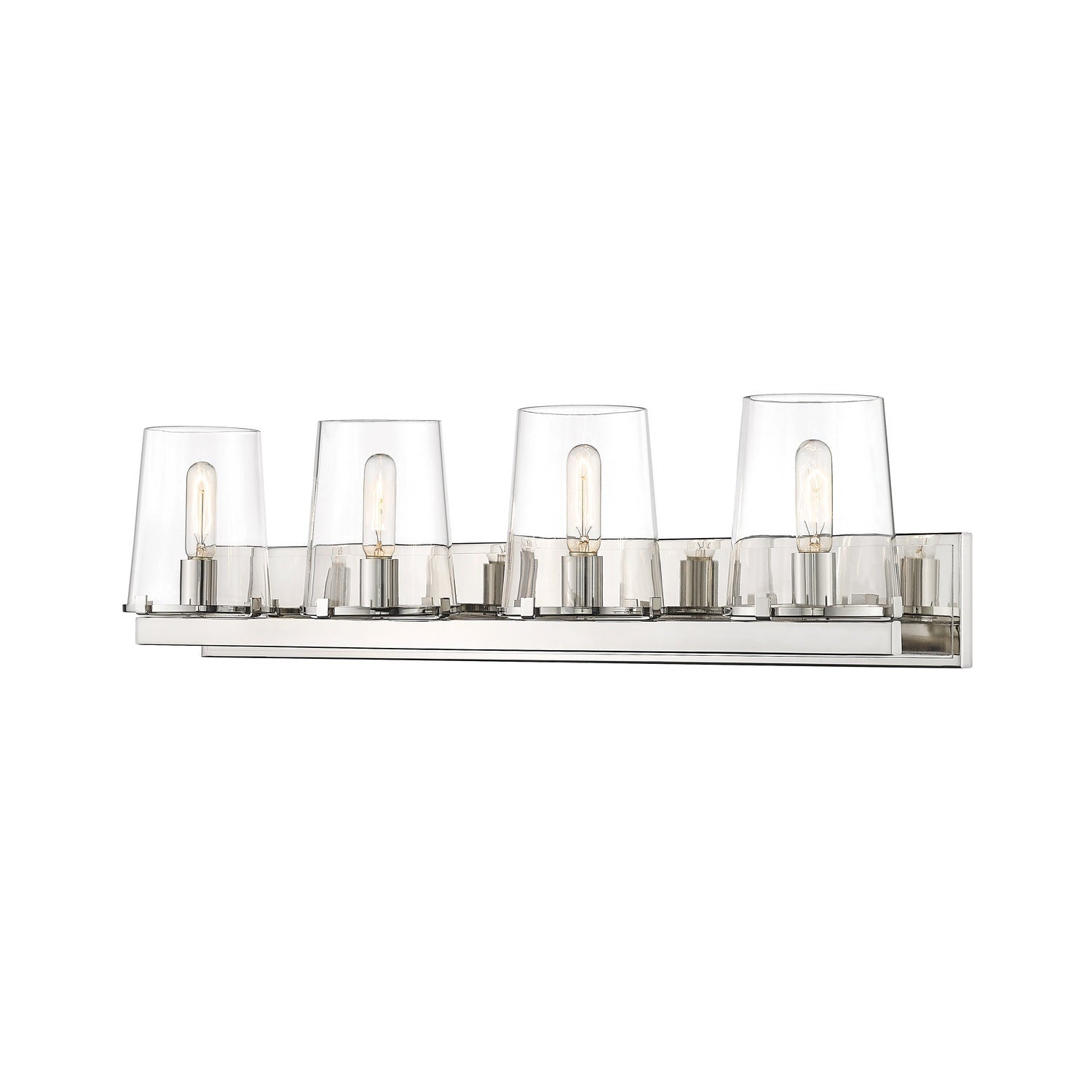 Z-Lite - 3032-4V-PN - Four Light Vanity - Callista - Polished Nickel