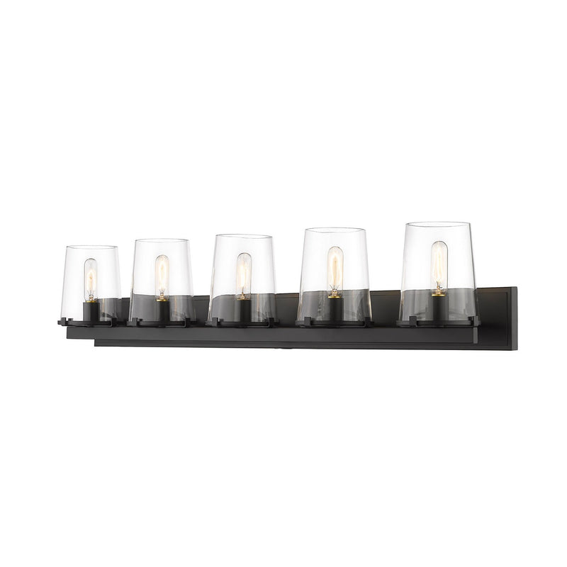 Z-Lite - 3032-5V-MB - Five Light Vanity - Callista - Matte Black