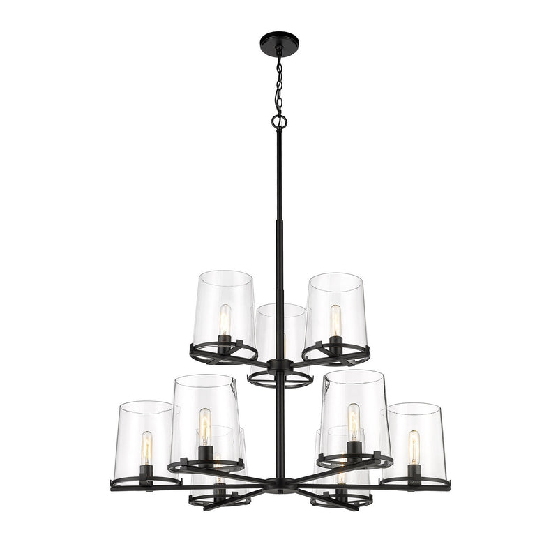 Z-Lite - 3032-9MB - Nine Light Chandelier - Callista - Matte Black