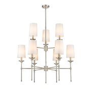 Z-Lite - 3033-9BN - Nine Light Chandelier - Emily - Brushed Nickel