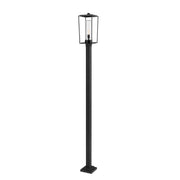 Z-Lite - 594PHBS-536P-BK - One Light Outdoor Post Mounted Fixture - Sheridan - Black