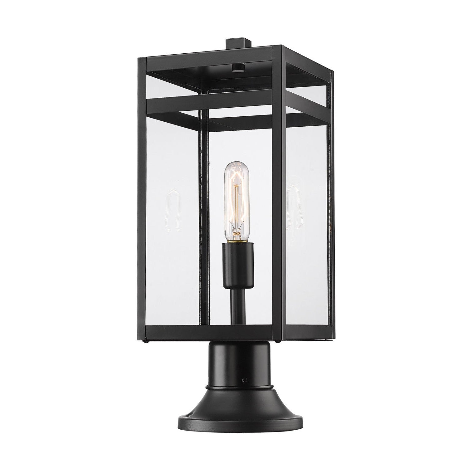 Z-Lite - 596PHMR-553PM-BK - One Light Outdoor Pier Mounted Fixture - Nuri - Black