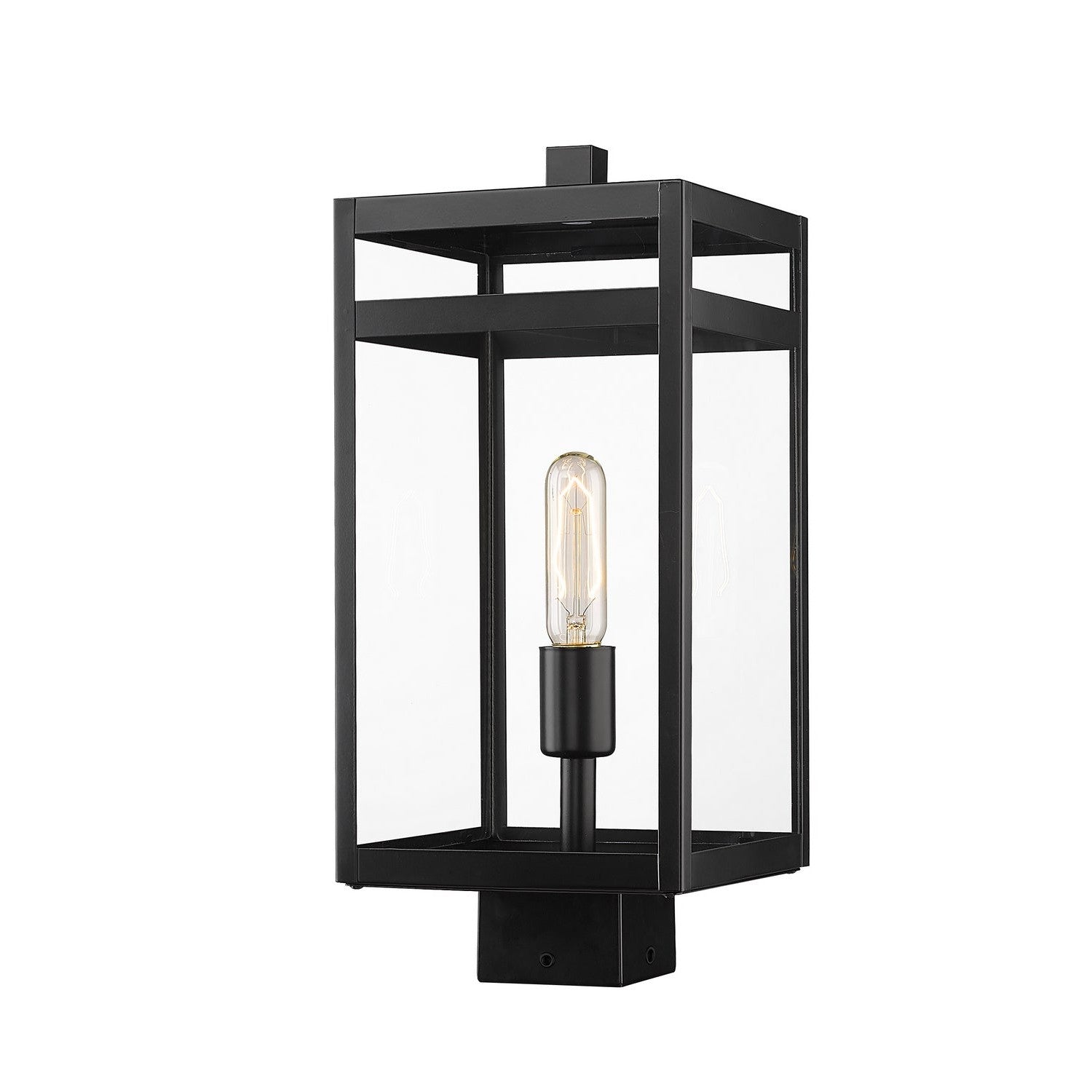 Z-Lite - 596PHMS-BK - One Light Outdoor Post Mount Fixture - Nuri - Black