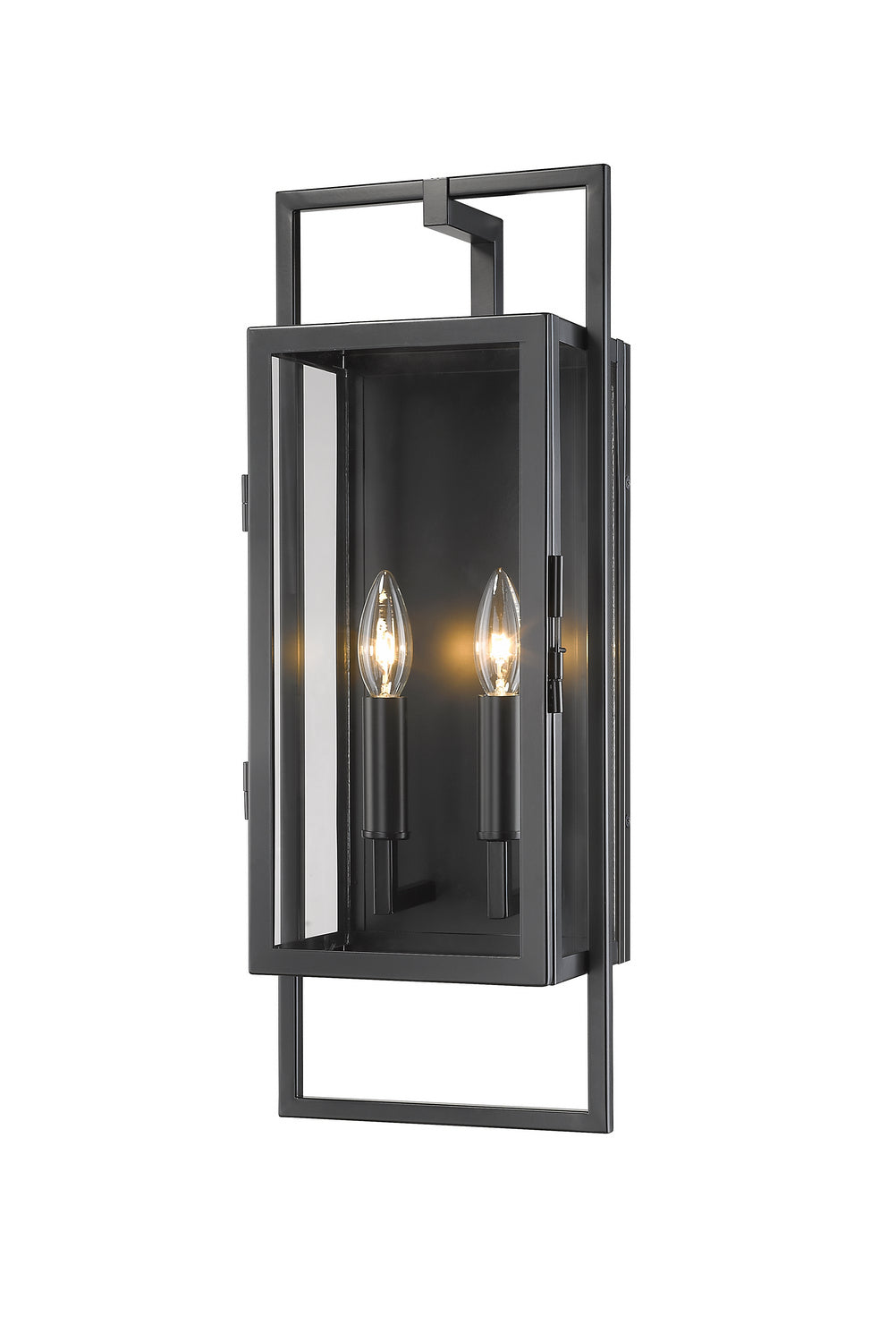 Z-Lite - 598M-BK - Two Light Outdoor Wall Sconce - Lucian - Black