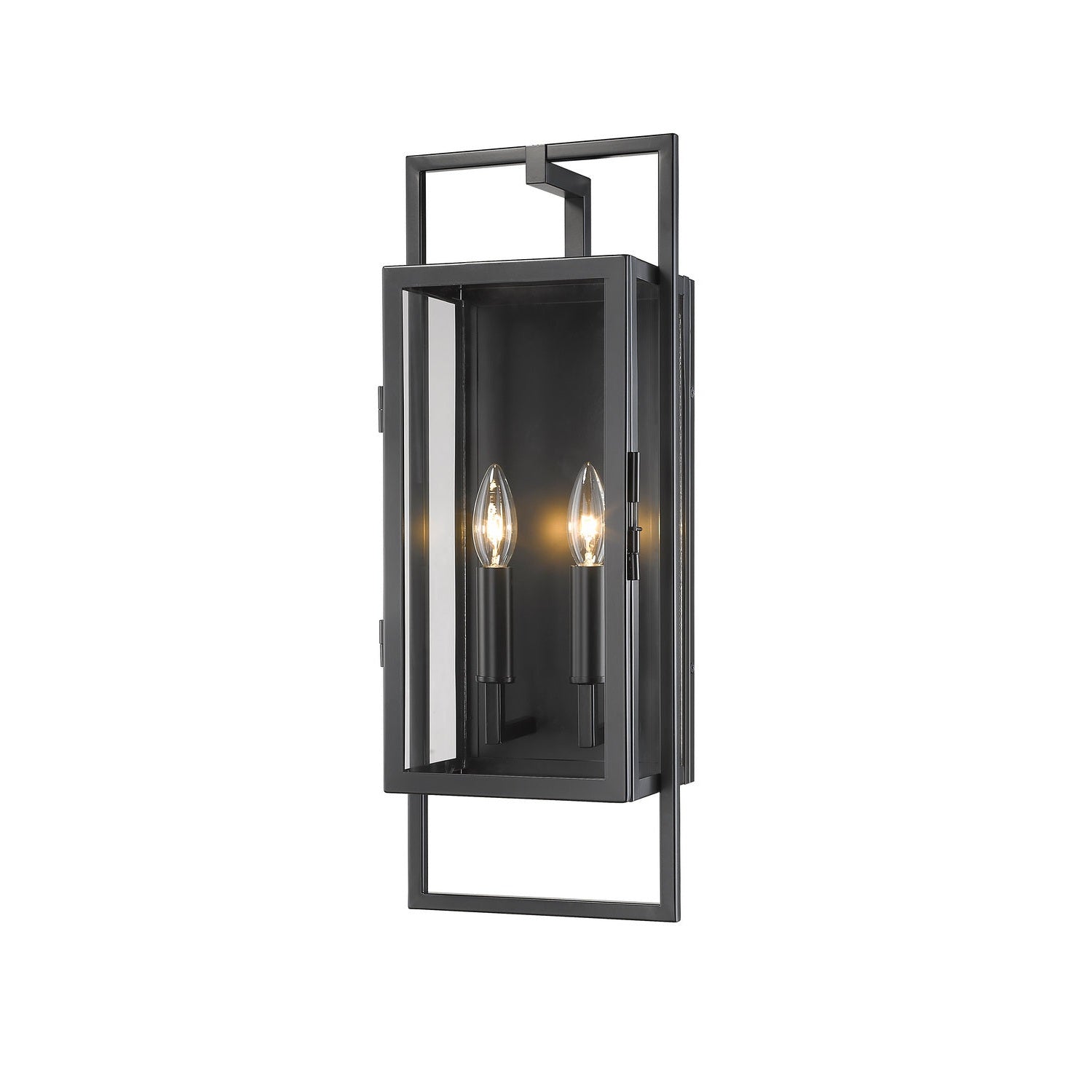 Z-Lite - 598M-BK - Two Light Outdoor Wall Sconce - Lucian - Black
