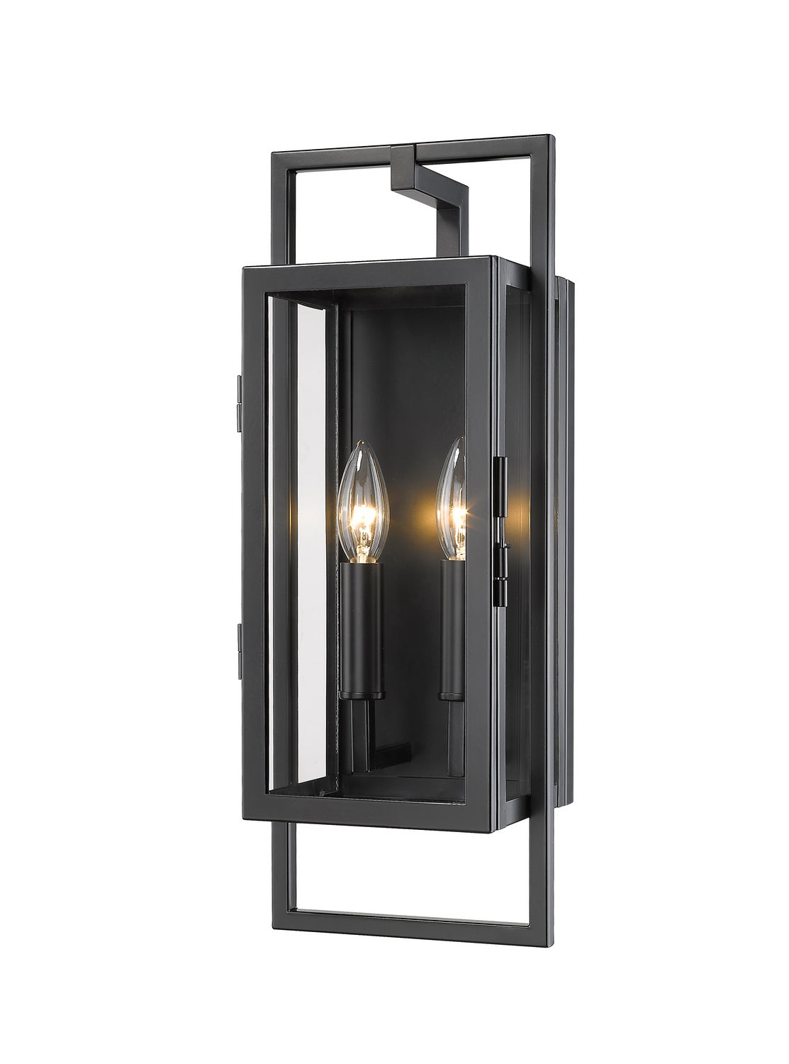 Z-Lite - 598S-BK - Two Light Outdoor Wall Sconce - Lucian - Black