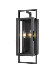 Z-Lite - 598S-BK - Two Light Outdoor Wall Sconce - Lucian - Black