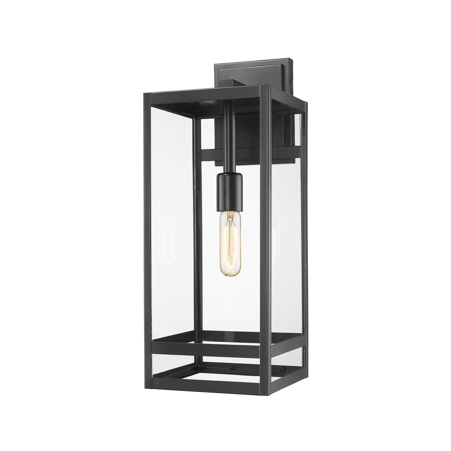 Z-Lite - 596B-BK - One Light Outdoor Wall Light - Nuri - Black