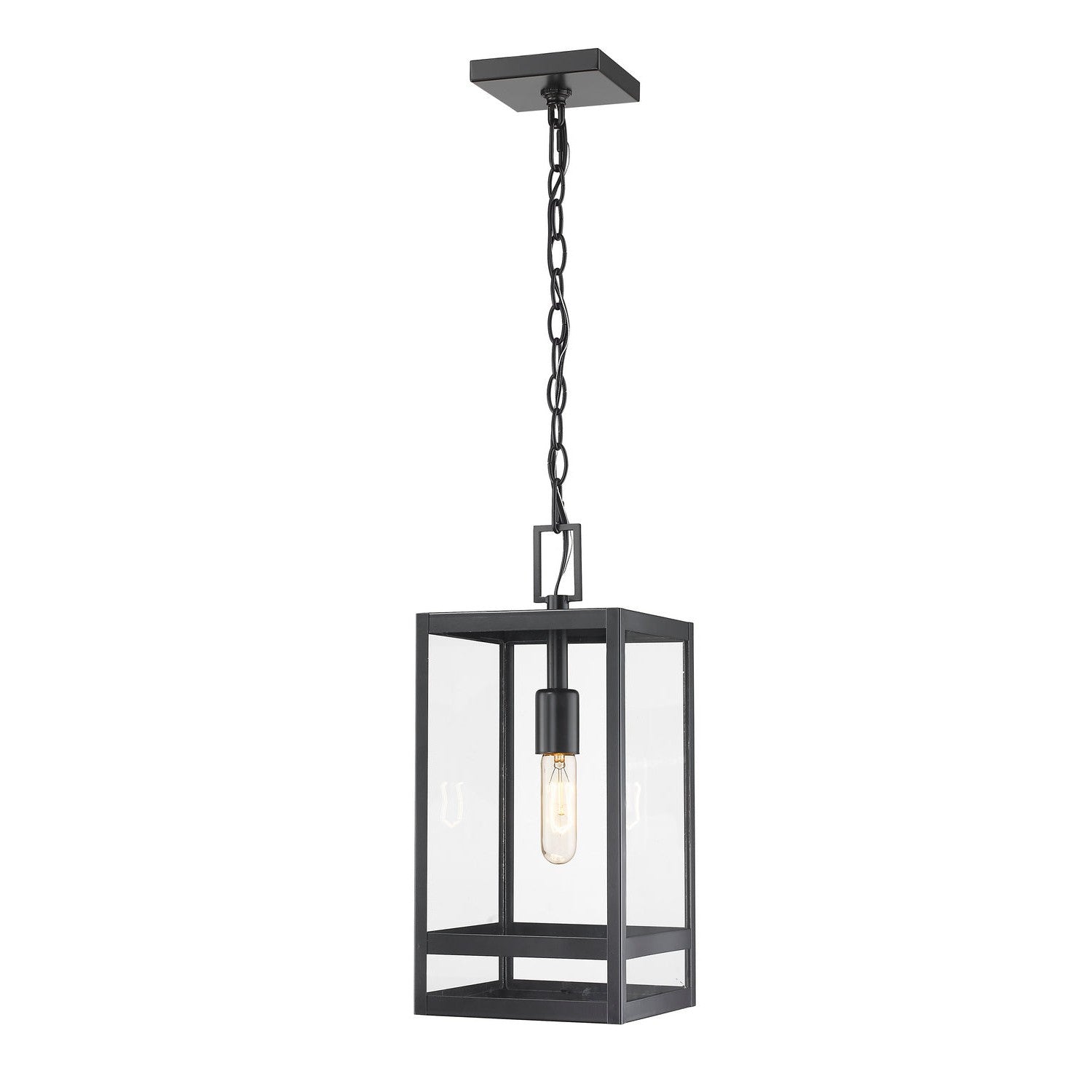 Z-Lite - 596CHM-BK - One Light Outdoor Chain Mount Ceiling Fixture - Nuri - Black