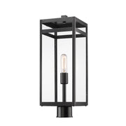 Z-Lite - 596PHBR-BK - One Light Outdoor Post Mount Fixture - Nuri - Black