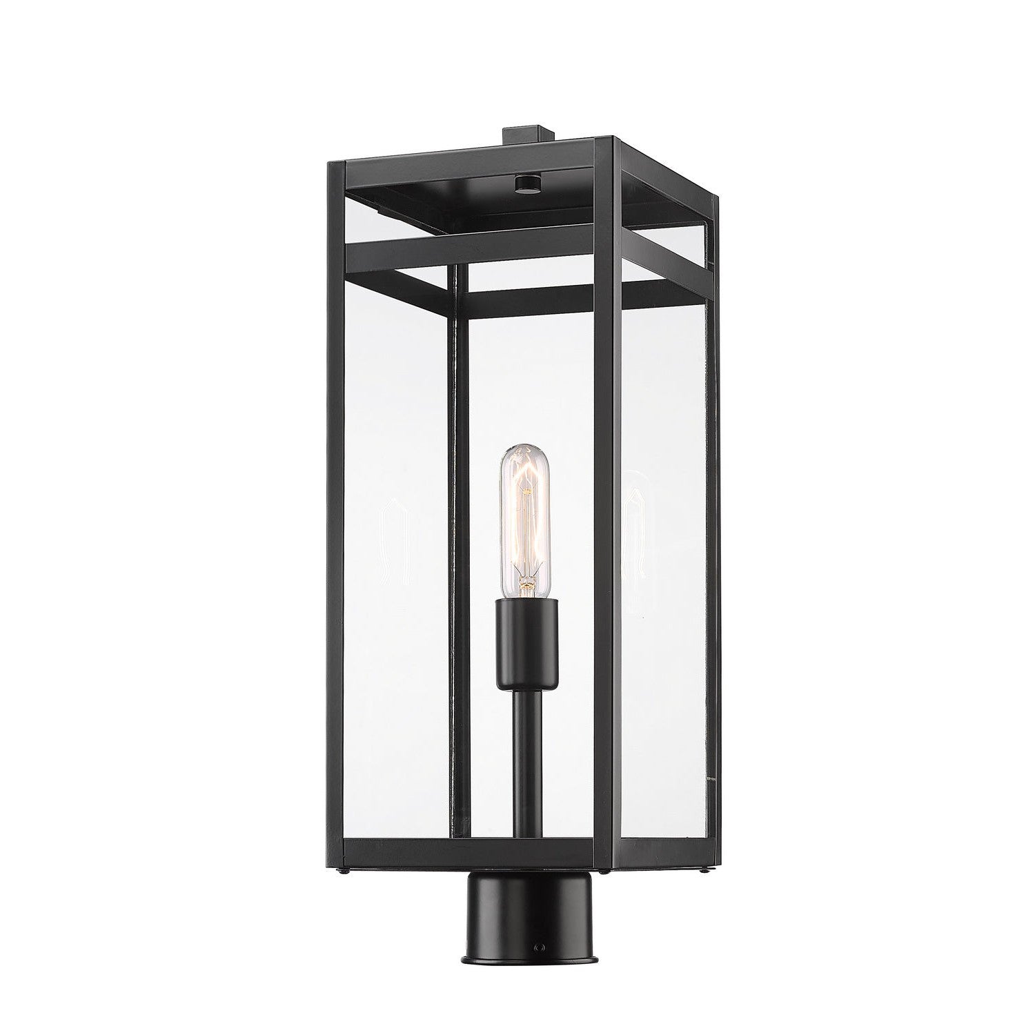 Z-Lite - 596PHBR-BK - One Light Outdoor Post Mount Fixture - Nuri - Black