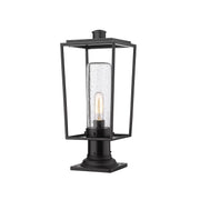 Z-Lite - 594PHMR-533PM-BK - One Light Outdoor Pier Mounted Fixture - Sheridan - Black