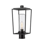 Z-Lite - 594PHMR-BK - One Light Outdoor Post Mount Fixture - Sheridan - Black