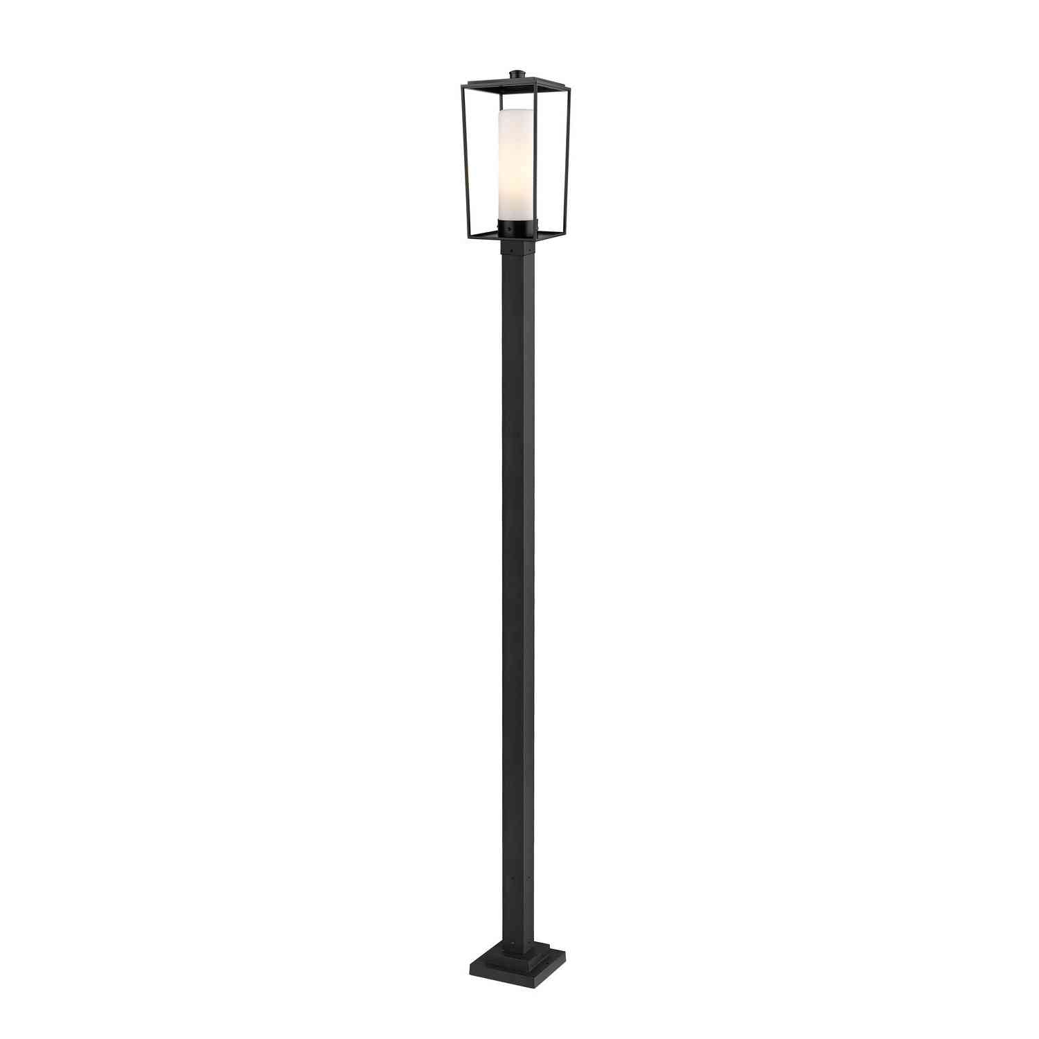 Z-Lite - 595PHBS-536P-BK - One Light Outdoor Post Mounted Fixture - Sheridan - Black