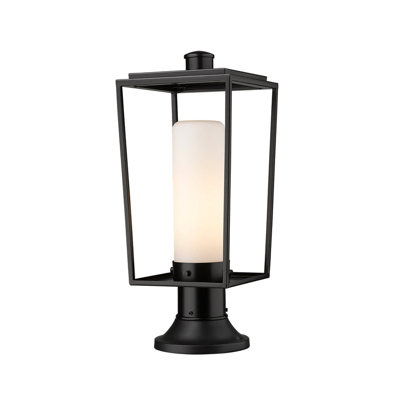 Z-Lite - 595PHMR-553PM-BK - One Light Outdoor Pier Mounted Fixture - Sheridan - Black