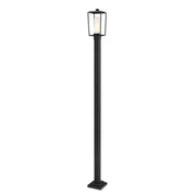 Z-Lite - 595PHMS-536P-BK - One Light Outdoor Post Mounted Fixture - Sheridan - Black