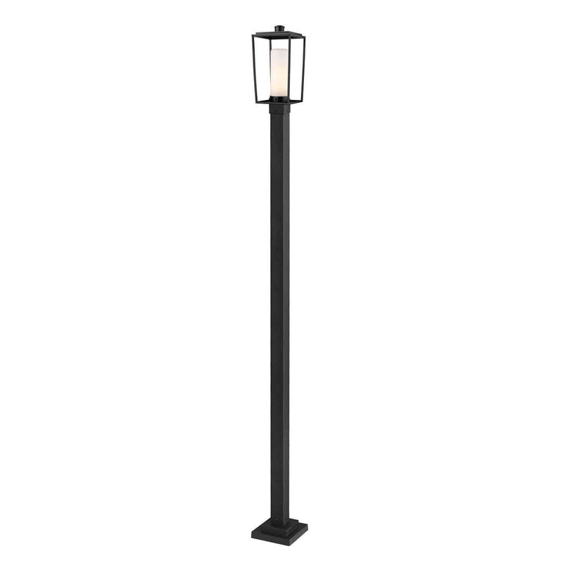 Z-Lite - 595PHMS-536P-BK - One Light Outdoor Post Mounted Fixture - Sheridan - Black