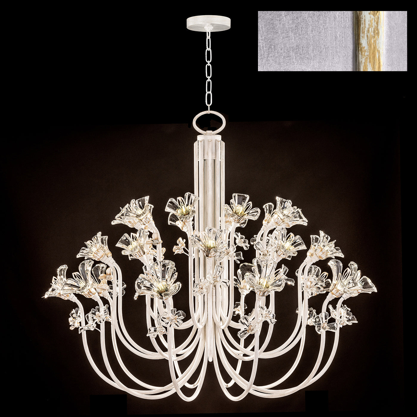 Fine Art Handcrafted Lighting - 918640-1ST - LED Chandelier - Azu - Silver