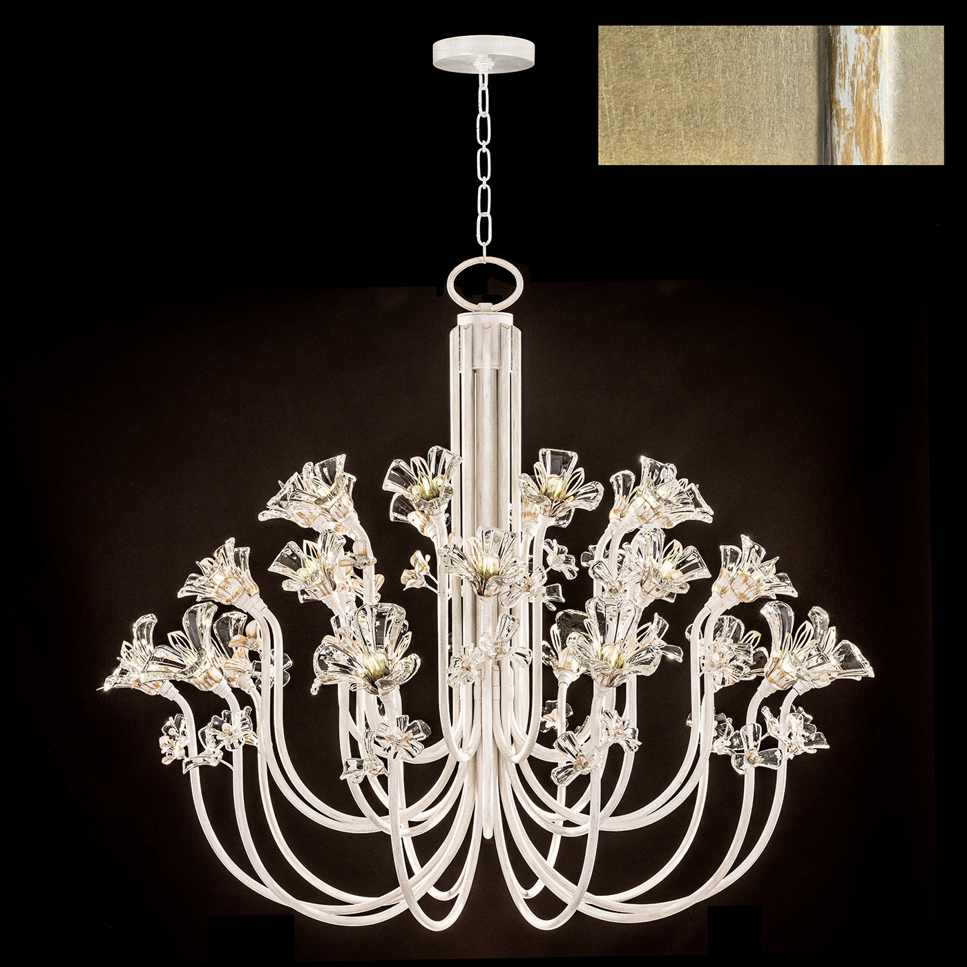 Fine Art Handcrafted Lighting - 918640-2ST - LED Chandelier - Azu - Gold