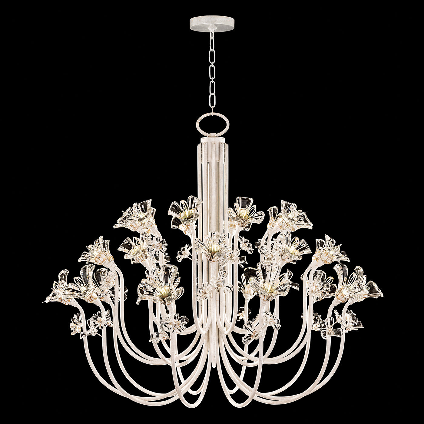 Fine Art Handcrafted Lighting - 918640-3ST - LED Chandelier - Azu - White