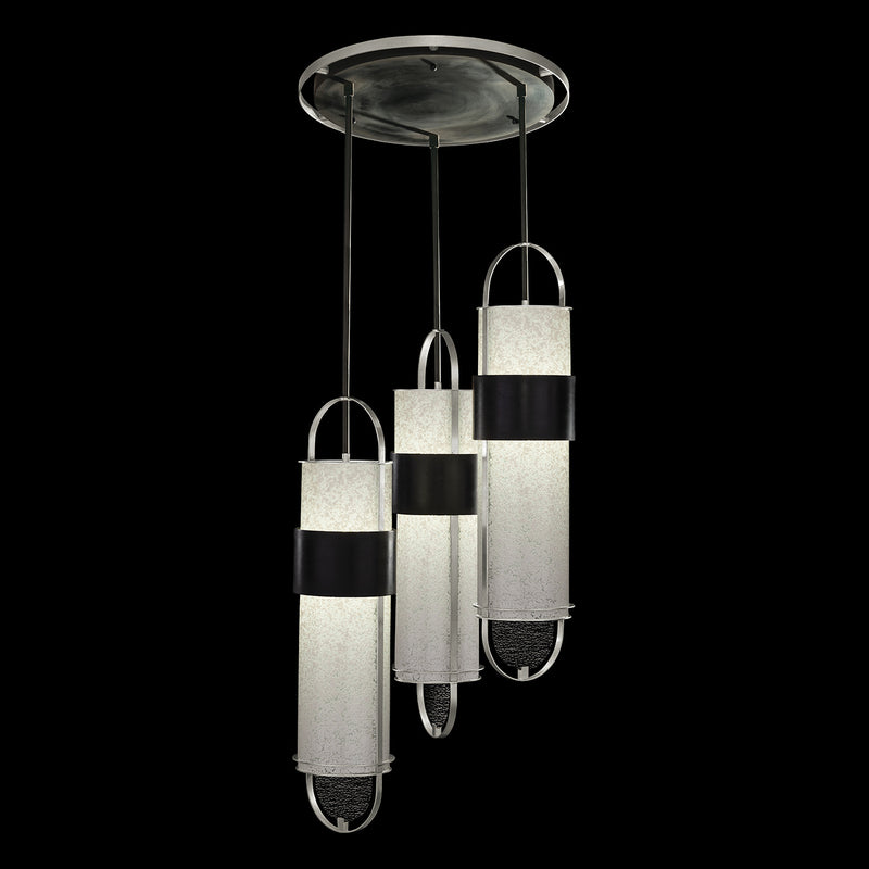 Fine Art Handcrafted Lighting - 925340-12ST - LED Pendant - Bond - Black/Silver