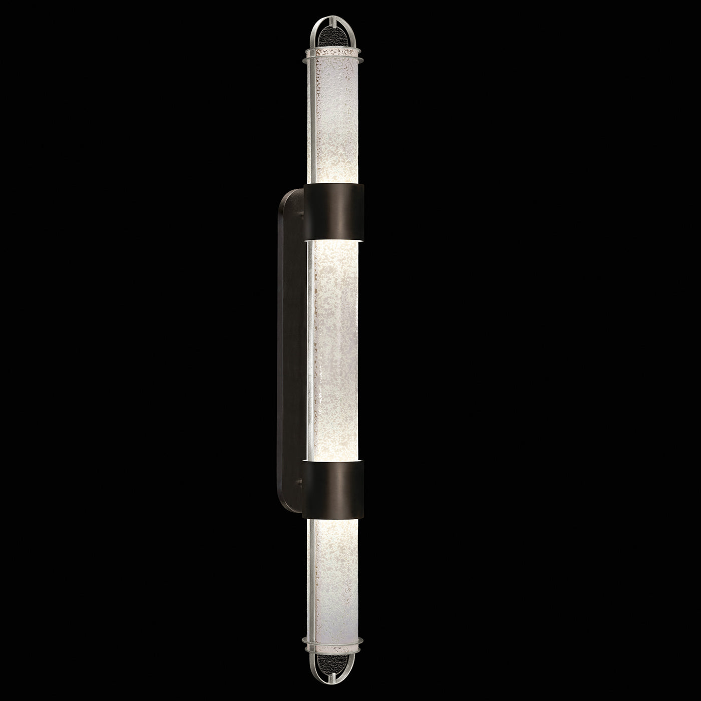 Fine Art Handcrafted Lighting - 925850-12ST - LED Wall Sconce - Bond - Black/Silver