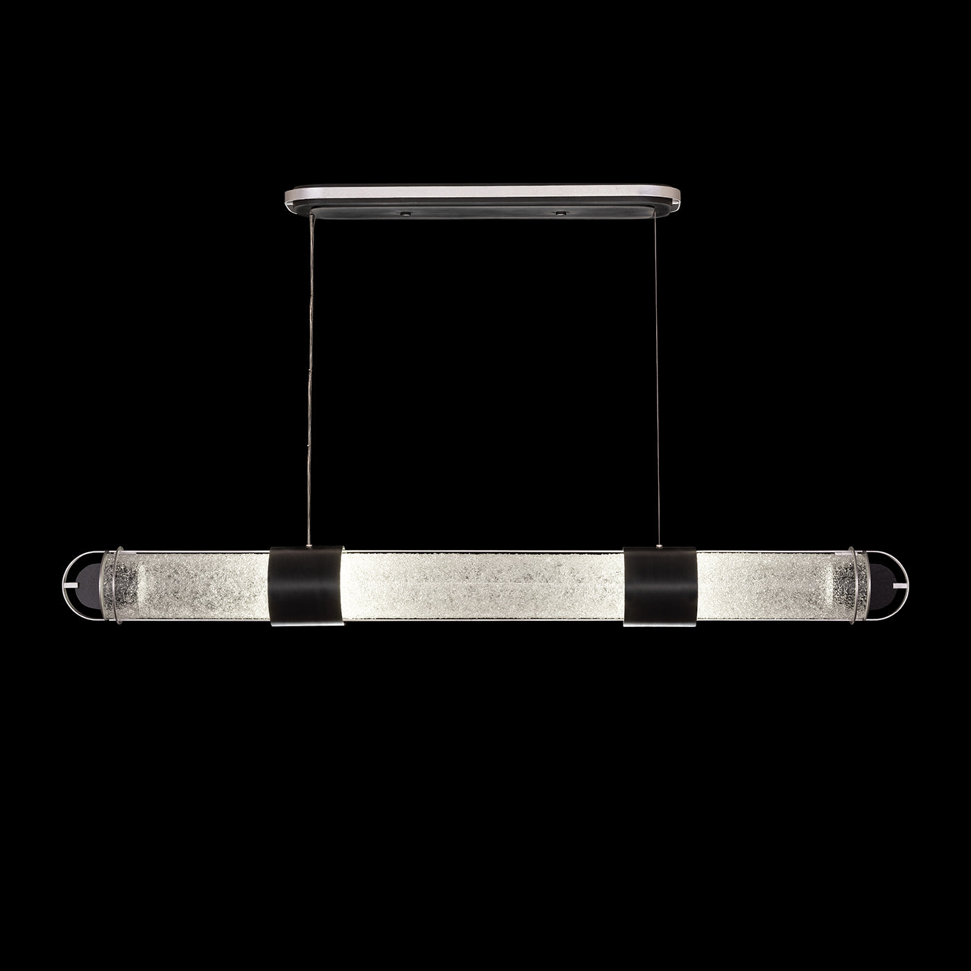 Fine Art Handcrafted Lighting - 926040-11ST - LED Pendant - Bond - Black/Silver